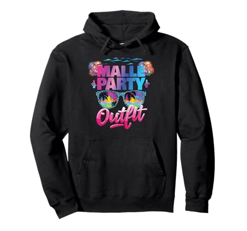 Malle Party Gruppenshirt Frauen Mallorca Outfit Damen Party Pullover Hoodie von Lustige Party Köstüme Frauen Männer Urlaub