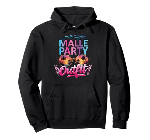 Malle Party Gruppenshirt Frauen Mallorca Outfit Damen Party Pullover Hoodie von Lustige Party Köstüme Frauen Männer Urlaub
