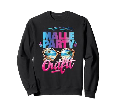Malle Party Gruppenshirt Frauen Mallorca Outfit Damen Party Sweatshirt Malle Party Gruppenshirt Frauen Mallorca Outfit Damen Party Sweatshirt von Lustige Party Köstüme Frauen Männer Urlaub