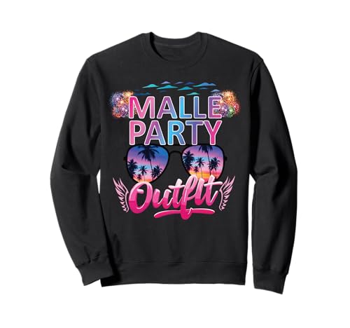 Malle Party Gruppenshirt Frauen Mallorca Outfit Damen Party Sweatshirt Malle Party Gruppenshirt Frauen Mallorca Outfit Damen Party Sweatshirt von Lustige Party Köstüme Frauen Männer Urlaub