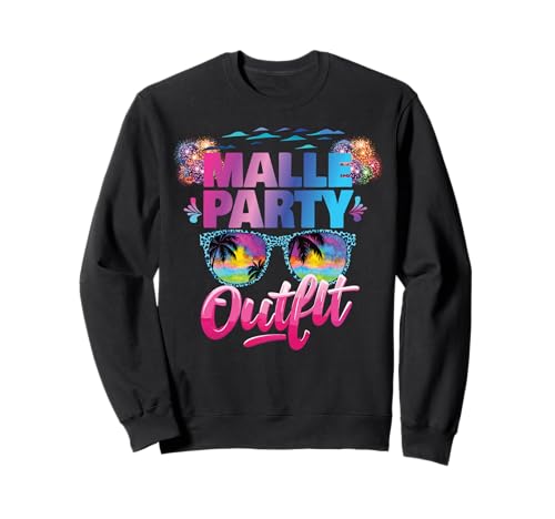 Malle Party Gruppenshirt Frauen Mallorca Outfit Damen Party Sweatshirt Malle Party Gruppenshirt Frauen Mallorca Outfit Damen Party Sweatshirt von Lustige Party Köstüme Frauen Männer Urlaub