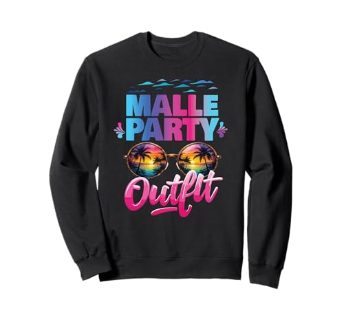Malle Party Gruppenshirt Frauen Mallorca Outfit Damen Party Sweatshirt Malle Party Gruppenshirt Frauen Mallorca Outfit Damen Party Sweatshirt von Lustige Party Köstüme Frauen Männer Urlaub