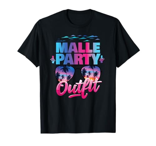 Malle Party Gruppenshirt Frauen Mallorca Outfit Damen Party T-Shirt Malle Party Gruppenshirt Frauen Mallorca Outfit Damen Party T-Shirt von Lustige Party Köstüme Frauen Männer Urlaub