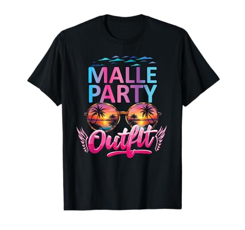 Malle Party Gruppenshirt Frauen Mallorca Outfit Damen Party T-Shirt Malle Party Gruppenshirt Frauen Mallorca Outfit Damen Party T-Shirt von Lustige Party Köstüme Frauen Männer Urlaub