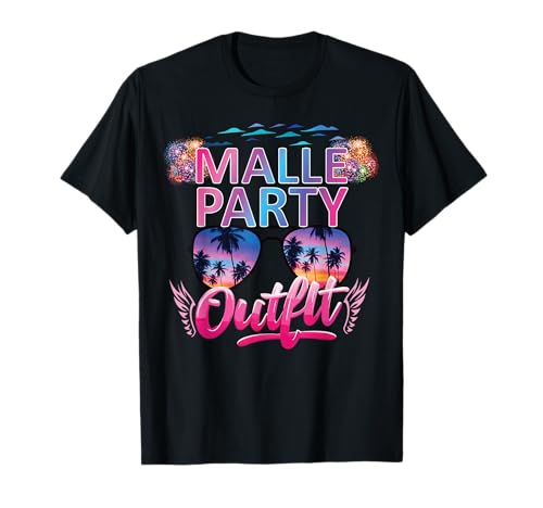 Malle Party Gruppenshirt Frauen Mallorca Outfit Damen Party T-Shirt Malle Party Gruppenshirt Frauen Mallorca Outfit Damen Party T-Shirt von Lustige Party Köstüme Frauen Männer Urlaub