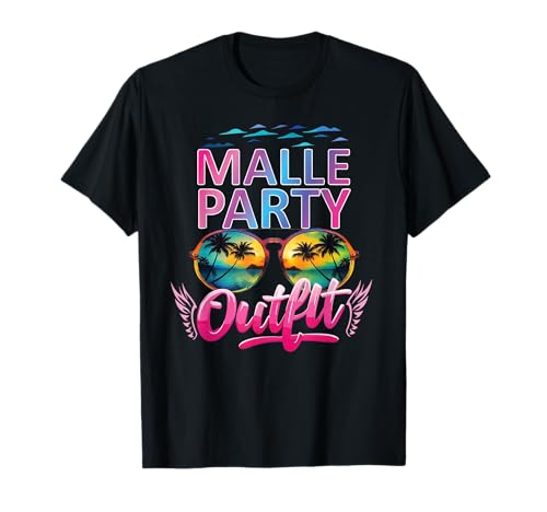 Malle Party Gruppenshirt Frauen Mallorca Outfit Damen Party T-Shirt Malle Party Gruppenshirt Frauen Mallorca Outfit Damen Party T-Shirt von Lustige Party Köstüme Frauen Männer Urlaub
