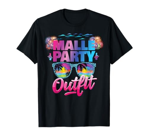 Malle Party Gruppenshirt Frauen Mallorca Outfit Damen Party T-Shirt von Lustige Party Köstüme Frauen Männer Urlaub