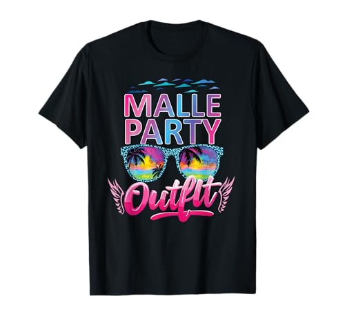 Malle Party Gruppenshirt Frauen Mallorca Outfit Damen Party T-Shirt von Lustige Party Köstüme Frauen Männer Urlaub