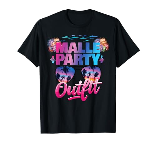 Malle Party Gruppenshirt Frauen Mallorca Outfit Damen Party T-Shirt Malle Party Gruppenshirt Frauen Mallorca Outfit Damen Party T-Shirt von Lustige Party Köstüme Frauen Männer Urlaub