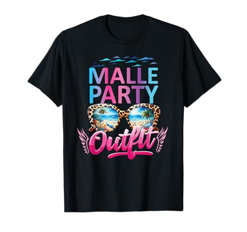 Malle Party Gruppenshirt Frauen Mallorca Outfit Damen Party T-Shirt von Lustige Party Köstüme Frauen Männer Urlaub