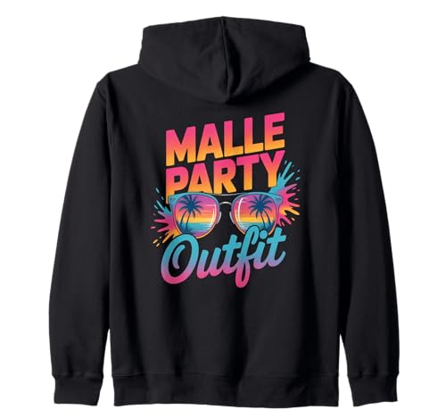 Malle Party Gruppenshirt Mallorca Outfit Damen Herren Party Kapuzenjacke Malle Party Gruppenshirt Mallorca Outfit Damen Herren Party Kapuzenjacke von Lustige Party Köstüme Frauen Männer Urlaub