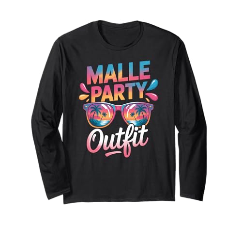 Malle Party Gruppenshirt Mallorca Outfit Damen Herren Party Langarmshirt Malle Party Gruppenshirt Mallorca Outfit Damen Herren Party Langarmshirt von Lustige Party Köstüme Frauen Männer Urlaub