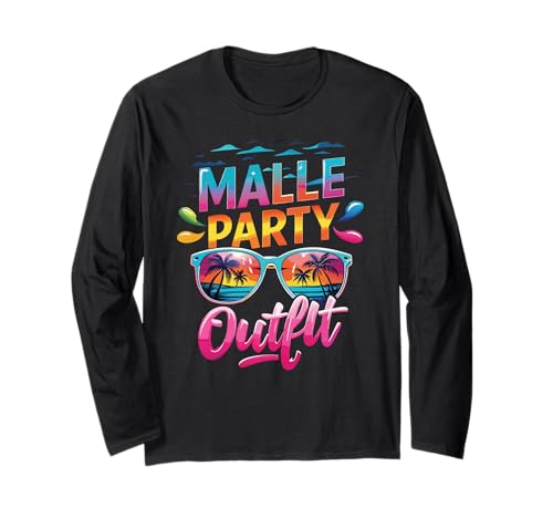 Malle Party Gruppenshirt Mallorca Outfit Damen Herren Party Langarmshirt Malle Party Gruppenshirt Mallorca Outfit Damen Herren Party Langarmshirt von Lustige Party Köstüme Frauen Männer Urlaub