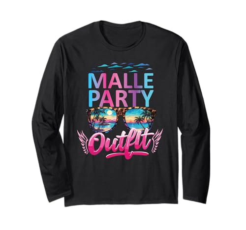 Malle Party Gruppenshirt Mallorca Outfit Damen Herren Party Langarmshirt Malle Party Gruppenshirt Mallorca Outfit Damen Herren Party Langarmshirt von Lustige Party Köstüme Frauen Männer Urlaub