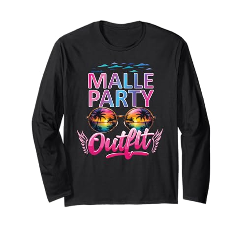 Malle Party Gruppenshirt Mallorca Outfit Damen Herren Party Langarmshirt Malle Party Gruppenshirt Mallorca Outfit Damen Herren Party Langarmshirt von Lustige Party Köstüme Frauen Männer Urlaub