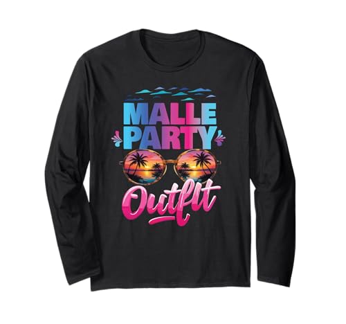 Malle Party Gruppenshirt Mallorca Outfit Damen Herren Party Langarmshirt Malle Party Gruppenshirt Mallorca Outfit Damen Herren Party Langarmshirt von Lustige Party Köstüme Frauen Männer Urlaub