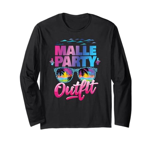 Malle Party Gruppenshirt Mallorca Outfit Damen Herren Party Langarmshirt Malle Party Gruppenshirt Mallorca Outfit Damen Herren Party Langarmshirt von Lustige Party Köstüme Frauen Männer Urlaub