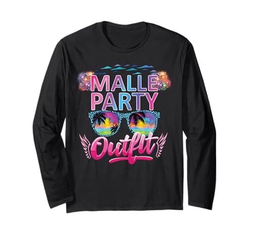 Malle Party Gruppenshirt Mallorca Outfit Damen Herren Party Langarmshirt Malle Party Gruppenshirt Mallorca Outfit Damen Herren Party Langarmshirt von Lustige Party Köstüme Frauen Männer Urlaub