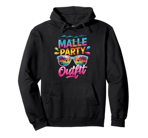 Malle Party Gruppenshirt Mallorca Outfit Damen Herren Party Pullover Hoodie Malle Party Gruppenshirt Mallorca Outfit Damen Herren Party Pullover Hoodie von Lustige Party Köstüme Frauen Männer Urlaub