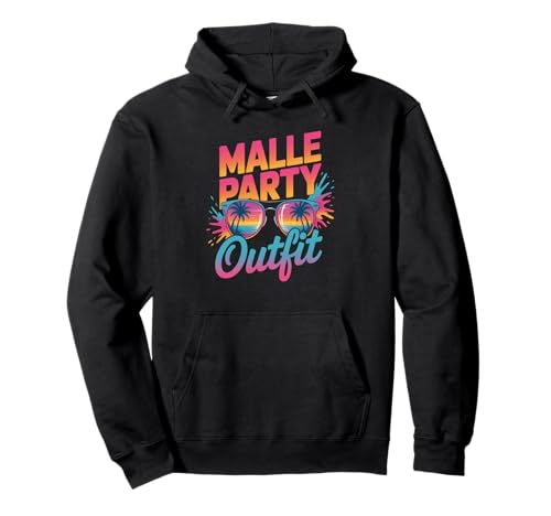 Malle Party Gruppenshirt Mallorca Outfit Damen Herren Party Pullover Hoodie von Lustige Party Köstüme Frauen Männer Urlaub