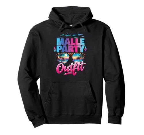 Malle Party Gruppenshirt Mallorca Outfit Damen Herren Party Pullover Hoodie Malle Party Gruppenshirt Mallorca Outfit Damen Herren Party Pullover Hoodie von Lustige Party Köstüme Frauen Männer Urlaub