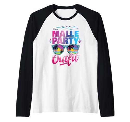 Malle Party Gruppenshirt Mallorca Outfit Damen Herren Party Raglan Malle Party Gruppenshirt Mallorca Outfit Damen Herren Party Raglan von Lustige Party Köstüme Frauen Männer Urlaub