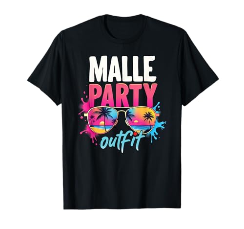 Malle Party Gruppenshirt Mallorca Outfit Damen Herren Party T-Shirt Malle Party Gruppenshirt Mallorca Outfit Damen Herren Party T-Shirt von Lustige Party Köstüme Frauen Männer Urlaub