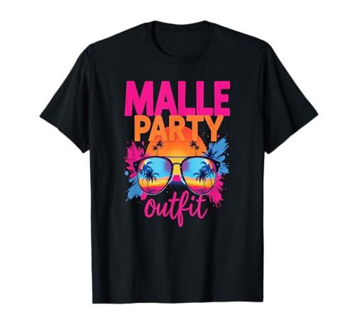 Malle Party Gruppenshirt Mallorca Outfit Damen Herren Party T-Shirt Malle Party Gruppenshirt Mallorca Outfit Damen Herren Party T-Shirt von Lustige Party Köstüme Frauen Männer Urlaub