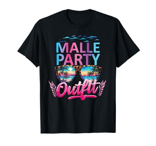 Malle Party Gruppenshirt Mallorca Outfit Damen Herren Party T-Shirt Malle Party Gruppenshirt Mallorca Outfit Damen Herren Party T-Shirt von Lustige Party Köstüme Frauen Männer Urlaub