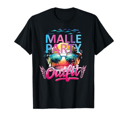 Malle Party Gruppenshirt Mallorca Outfit Damen Herren Party T-Shirt Malle Party Gruppenshirt Mallorca Outfit Damen Herren Party T-Shirt von Lustige Party Köstüme Frauen Männer Urlaub