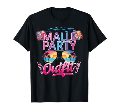Malle Party Gruppenshirt Mallorca Outfit Damen Herren Party T-Shirt Malle Party Gruppenshirt Mallorca Outfit Damen Herren Party T-Shirt von Lustige Party Köstüme Frauen Männer Urlaub