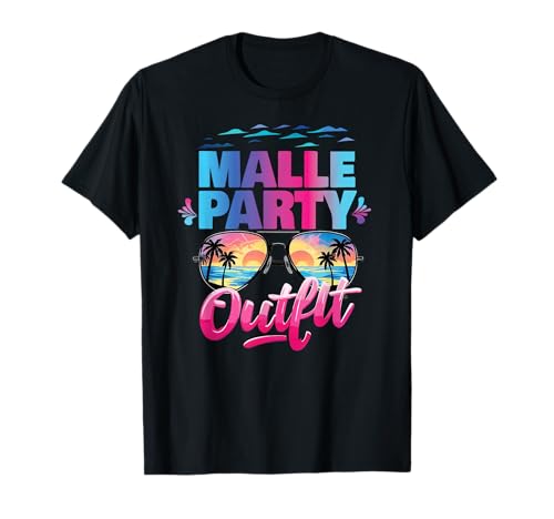 Malle Party Gruppenshirt Mallorca Outfit Damen Herren Party T-Shirt Malle Party Gruppenshirt Mallorca Outfit Damen Herren Party T-Shirt von Lustige Party Köstüme Frauen Männer Urlaub