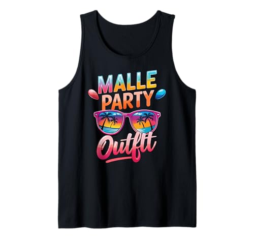 Malle Party Gruppenshirt Mallorca Outfit Damen Herren Party Tank Top Malle Party Gruppenshirt Mallorca Outfit Damen Herren Party Tank Top von Lustige Party Köstüme Frauen Männer Urlaub
