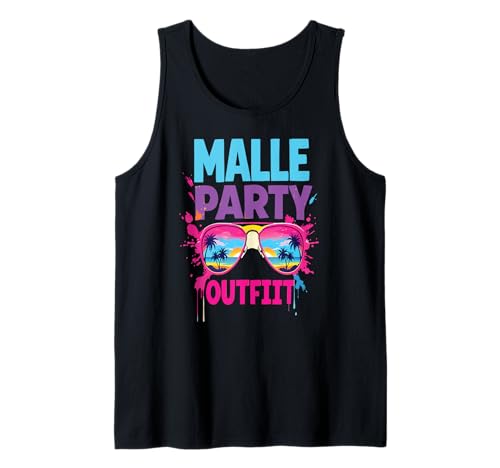 Malle Party Gruppenshirt Mallorca Outfit Damen Herren Party Tank Top Malle Party Gruppenshirt Mallorca Outfit Damen Herren Party Tank Top von Lustige Party Köstüme Frauen Männer Urlaub
