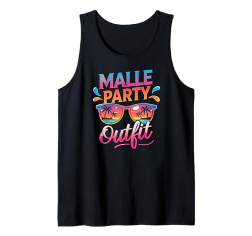 Malle Party Gruppenshirt Mallorca Outfit Damen Herren Party Tank Top Malle Party Gruppenshirt Mallorca Outfit Damen Herren Party Tank Top von Lustige Party Köstüme Frauen Männer Urlaub