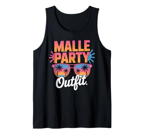 Malle Party Gruppenshirt Mallorca Outfit Damen Herren Party Tank Top Malle Party Gruppenshirt Mallorca Outfit Damen Herren Party Tank Top von Lustige Party Köstüme Frauen Männer Urlaub