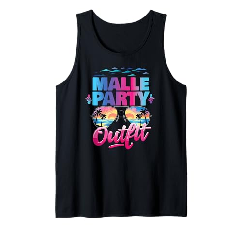 Malle Party Gruppenshirt Mallorca Outfit Damen Herren Party Tank Top Malle Party Gruppenshirt Mallorca Outfit Damen Herren Party Tank Top von Lustige Party Köstüme Frauen Männer Urlaub