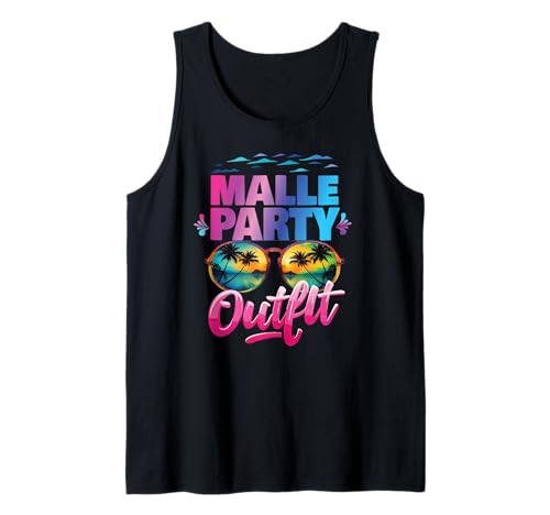 Malle Party Gruppenshirt Mallorca Outfit Damen Herren Party Tank Top Malle Party Gruppenshirt Mallorca Outfit Damen Herren Party Tank Top von Lustige Party Köstüme Frauen Männer Urlaub