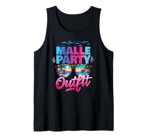 Malle Party Gruppenshirt Mallorca Outfit Damen Herren Party Tank Top Malle Party Gruppenshirt Mallorca Outfit Damen Herren Party Tank Top von Lustige Party Köstüme Frauen Männer Urlaub