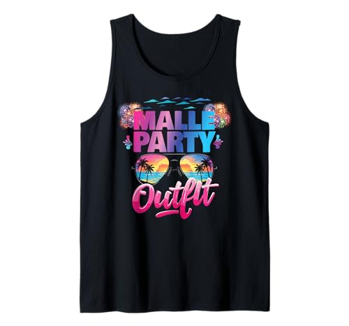Malle Party Gruppenshirt Mallorca Outfit Damen Herren Party Tank Top Malle Party Gruppenshirt Mallorca Outfit Damen Herren Party Tank Top von Lustige Party Köstüme Frauen Männer Urlaub
