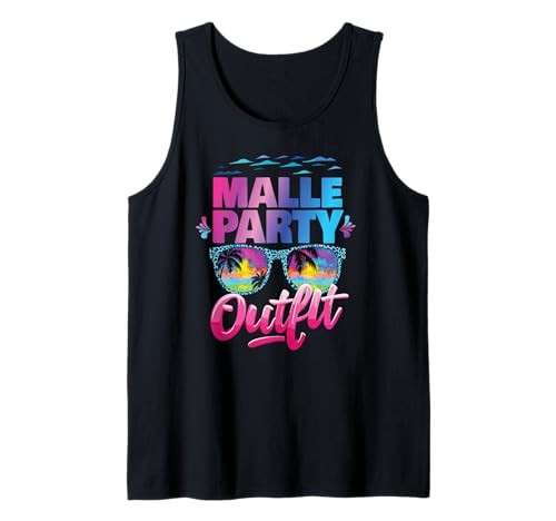 Malle Party Gruppenshirt Mallorca Outfit Damen Herren Party Tank Top Malle Party Gruppenshirt Mallorca Outfit Damen Herren Party Tank Top von Lustige Party Köstüme Frauen Männer Urlaub