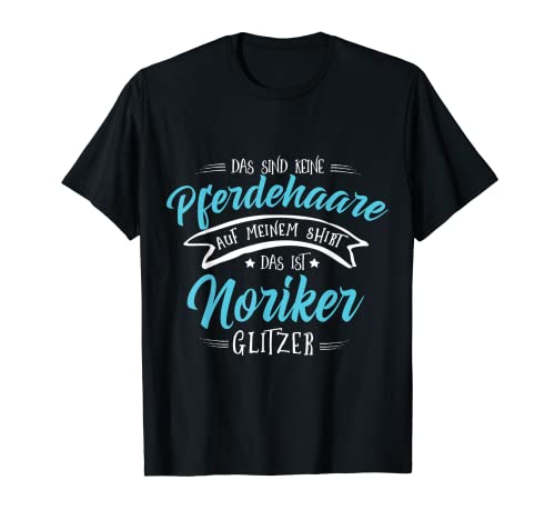 Noriker Glitzer Pferd Pferde Mädchen Geschenk T-Shirt von Lustige Pferde Damen Kinder Geschenk Designs
