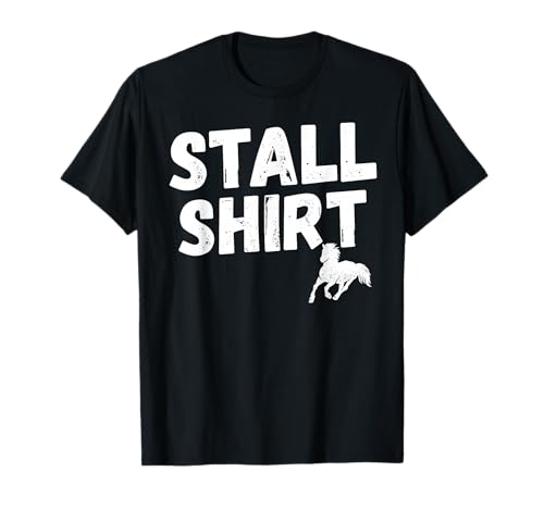Pferdeliebhaber Stall Shirt lustig Pferd Damen Pferde Stall T-Shirt von Lustige Pferde Reiter Reiterin Geschenke reiten