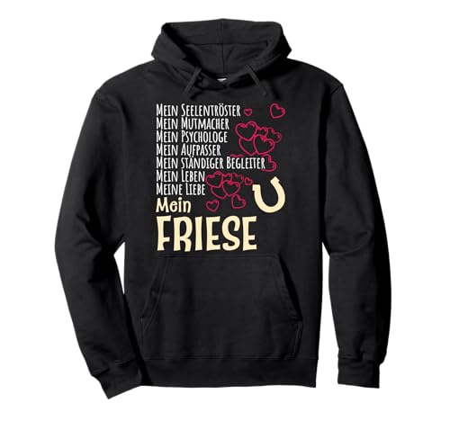 Damen Pferdespruch Reiterin Geschenk Friese Pferde Pullover Hoodie von Lustige Pferde Sprüche Kleidung