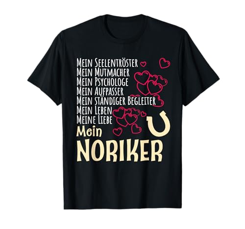 Damen Pferdespruch Reiterin Geschenk Noriker Pferde T-Shirt Damen Pferdespruch Reiterin Geschenk Noriker Pferde T-Shirt von Lustige Pferde Sprüche Kleidung