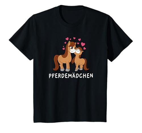 Süße Comic Pferde Mädchen Herzen Pferdemädchen Reitschülerin T-Shirt Süße Comic Pferde Mädchen Herzen Pferdemädchen Reitschülerin T-Shirt von Lustige Pferde T-Shirts & Geschenke für Pferdefans