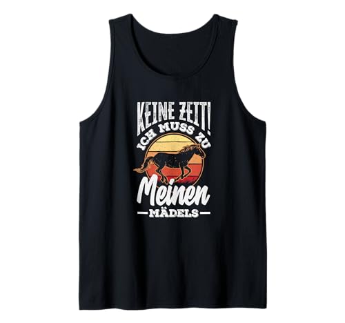 Keine Zeit Ich Muss Zu Meinen Mädels Pferde Tank Top Keine Zeit Ich Muss Zu Meinen Mädels Pferde Tank Top von Lustige Pferdehalter Geschenke Geschenkideen