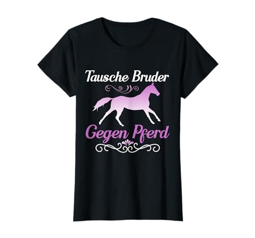 Pferd Spruch Mädchen Reiten Reitschule Pferdemädchen T-Shirt Pferd Spruch Mädchen Reiten Reitschule Pferdemädchen T-Shirt von Lustige Pferdesprüche für Mädchen & Tochter