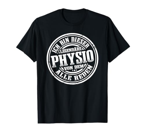 Lustige Physio Praxis Geschenke Physiotherapeut Legende Physio Physiotherapie T-Shirt, Herren, Schwarz, S Lustige Physio Praxis Geschenke Physiotherapeut Legende Physio Physiotherapie T-Shirt, Herren, Schwarz, S von Lustige Physio Praxis Geschenke