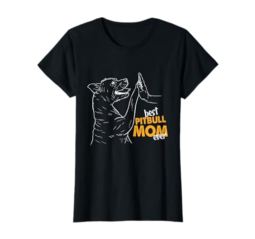 Best Pitbull Mom Ever Pitbull Pulli Kampfhund Pitbull Mama T-Shirt Best Pitbull Mom Ever Pitbull Pulli Kampfhund Pitbull Mama T-Shirt von Lustige Pitbull Mama Geschenkidee zum Geburtstag